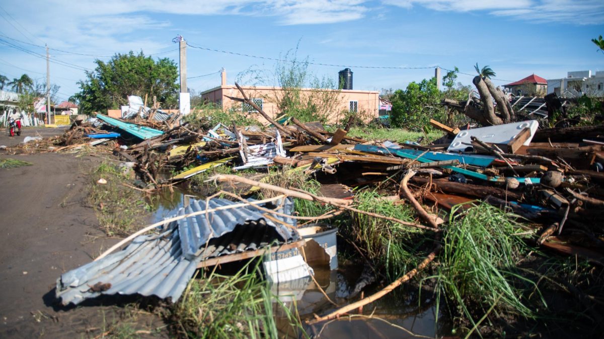 Destruction from Hurricane Melissa 